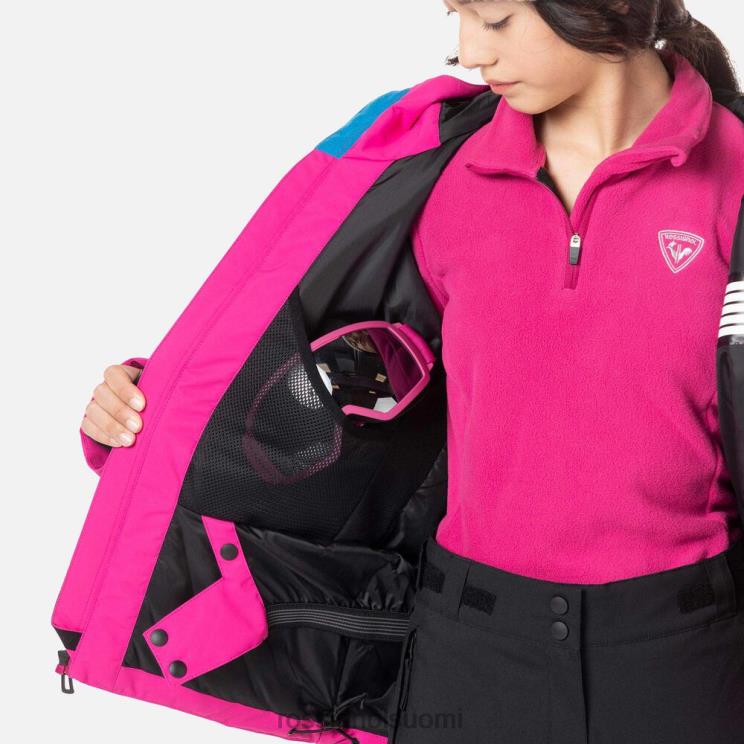 Rossignol juniorit hiihtotakki orkideanpunainen topit BTF0P1195