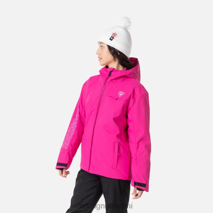 Rossignol juniorit hiihtotakki orkideanpunainen topit BTF0P1195