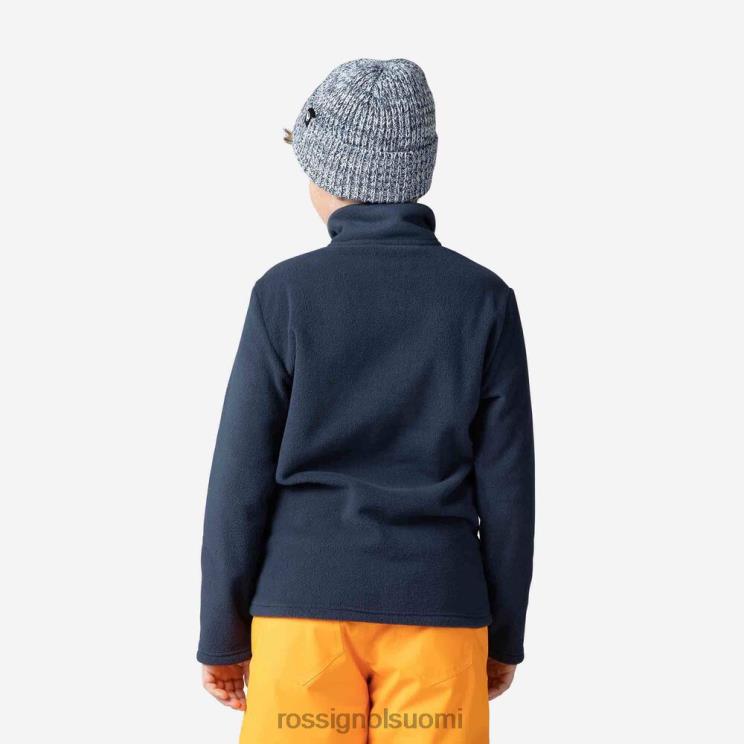 Rossignol pojat puolivetoketjullinen fleecetoppi tumma laivasto topit BTF0P1134