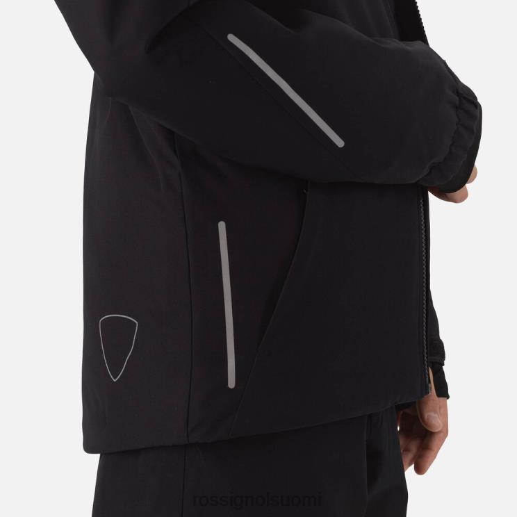 Rossignol pojat kurssin hiihtotakki musta topit BTF0P1238