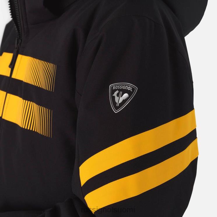 Rossignol pojat kurssin hiihtotakki musta topit BTF0P1238