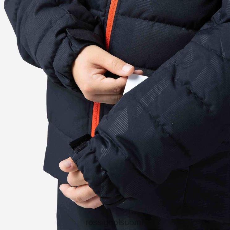 Rossignol pojat rapide hero hiihtotakki musta topit BTF0P1222