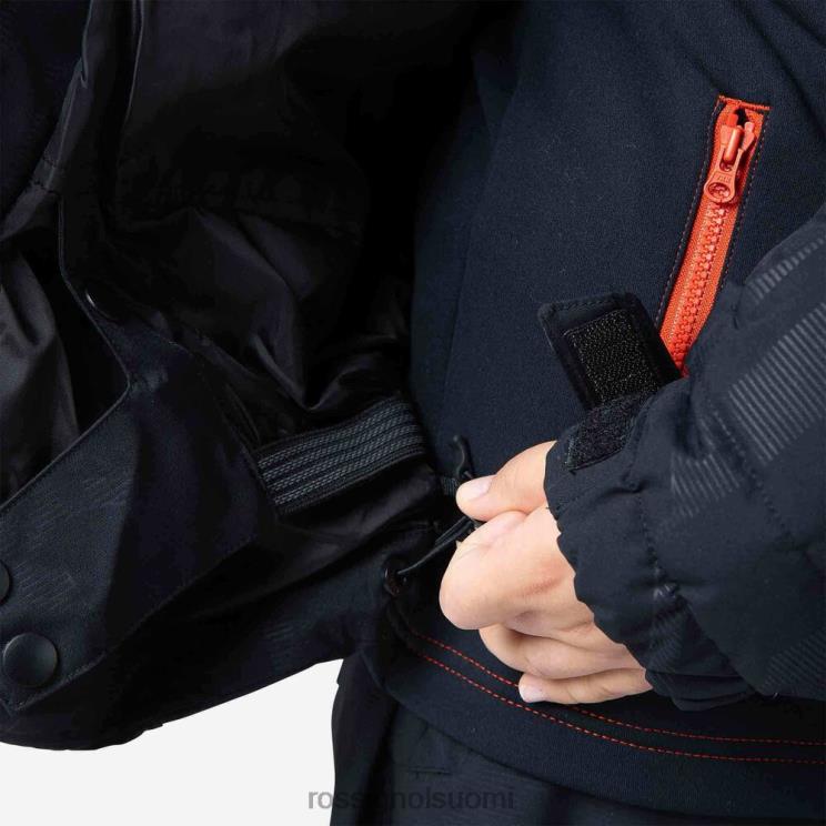 Rossignol pojat rapide hero hiihtotakki musta topit BTF0P1222