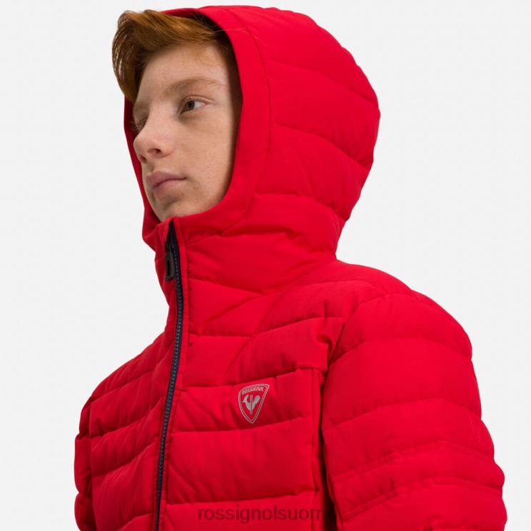 Rossignol pojat rapide hiihtotakki urheilupunainen topit BTF0P1164