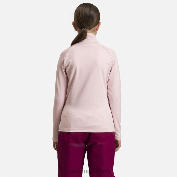 Rossignol tytöt puolivetoketjuinen joustava fleece-välikerros jauhevaaleanpunainen topit BTF0P1146