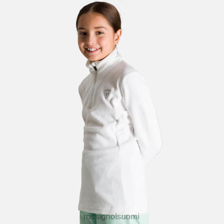 Rossignol tytöt puolivetoketjullinen fleece valkoinen topit BTF0P1144