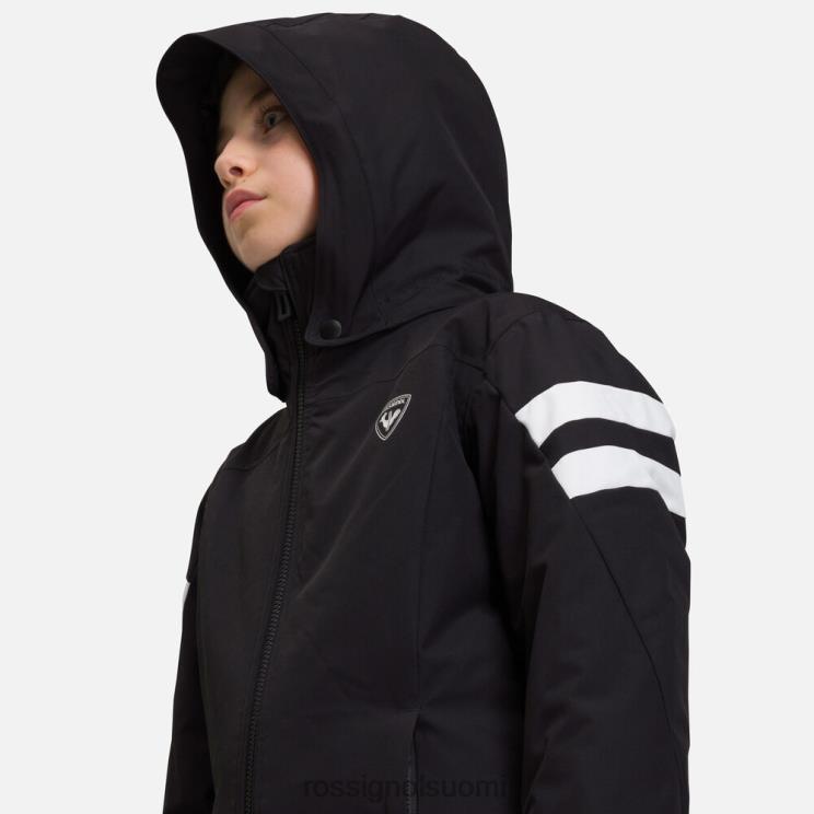 Rossignol tytöt hiihtotakki musta topit BTF0P1236