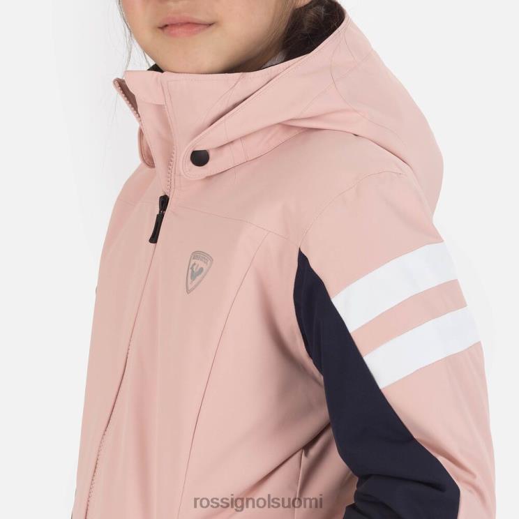 Rossignol tytöt hiihtotakki puuteri vaaleanpunainen topit BTF0P1217