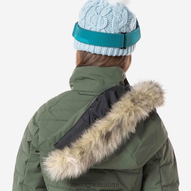 Rossignol tytöt polydown hiihtotakki eebenvihreä topit BTF0P1184