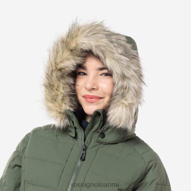 Rossignol tytöt polydown hiihtotakki eebenvihreä topit BTF0P1184