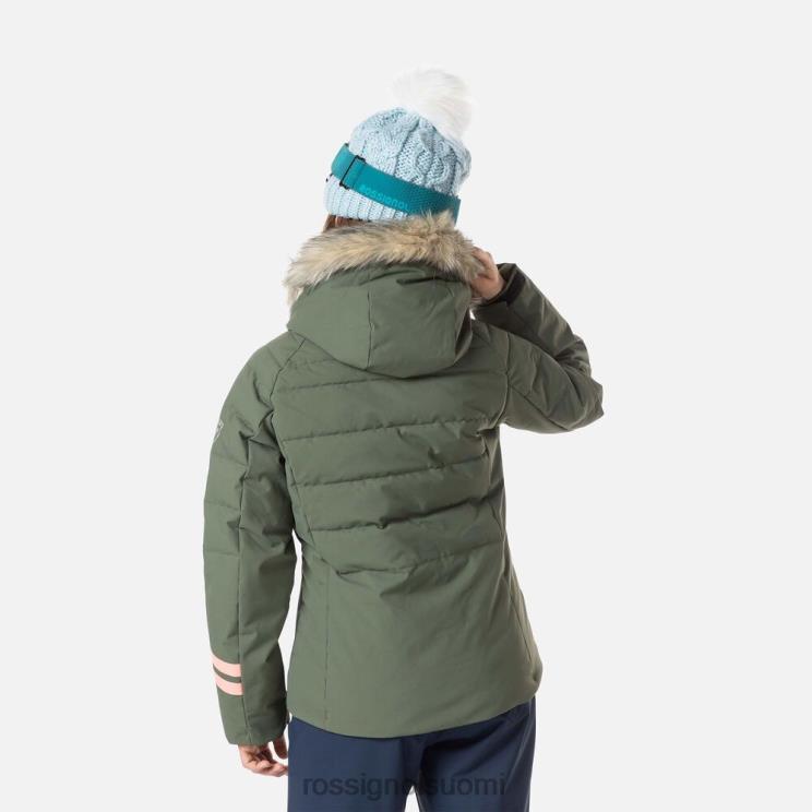 Rossignol tytöt polydown hiihtotakki eebenvihreä topit BTF0P1184