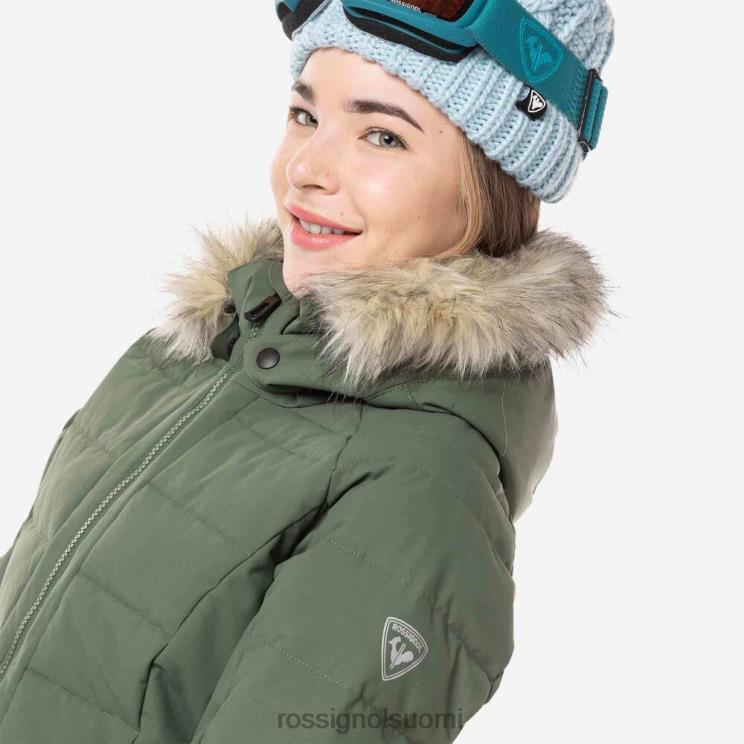 Rossignol tytöt polydown hiihtotakki eebenvihreä topit BTF0P1184