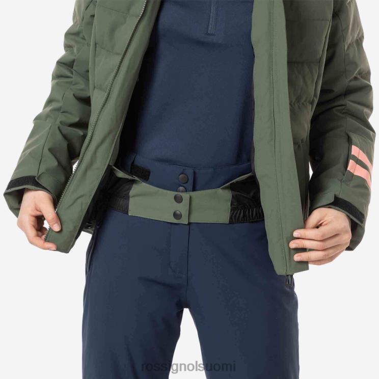 Rossignol tytöt polydown hiihtotakki eebenvihreä topit BTF0P1184