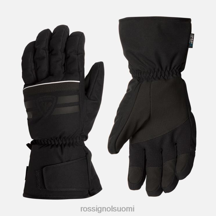 Rossignol miehet tech vedenpitävät hiihtohanskat musta Lisätarvikkeet BTF0P47