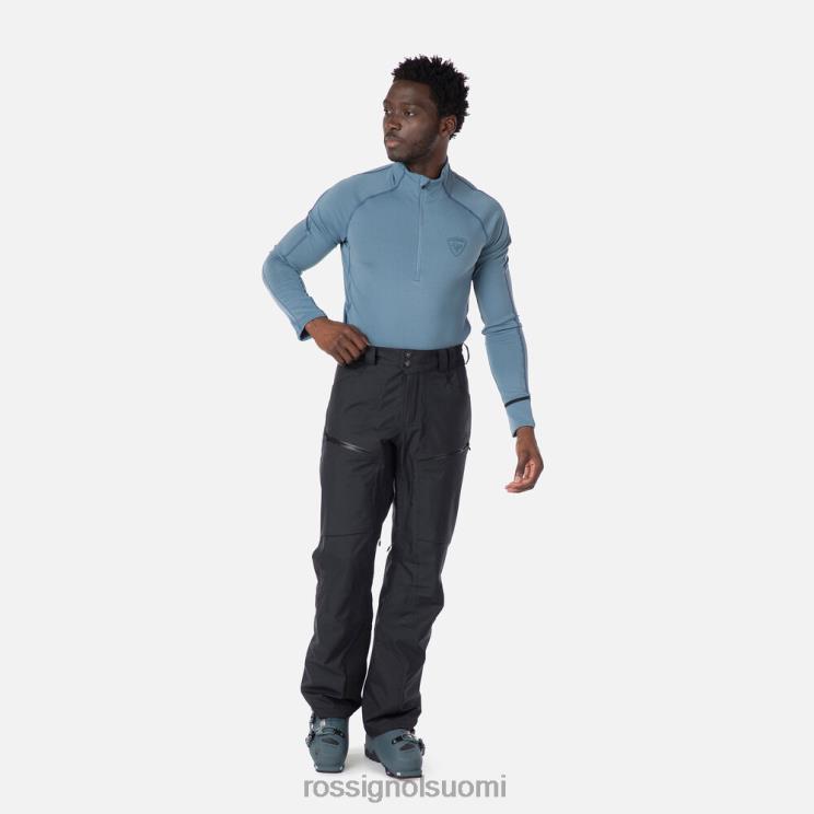 Rossignol miehet skpr kolmikerroksiset housut musta pohjat BTF0P513