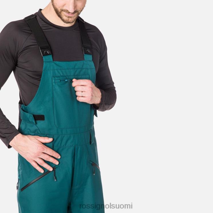 Rossignol miehet skpr kolmikerroksiset lappuhousut syvä sinivihreä pohjat BTF0P586