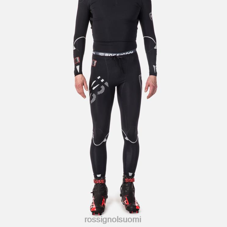 Rossignol miehet infini-kompressiotukkahousut musta pohjat BTF0P242