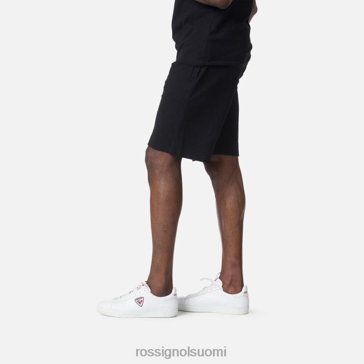 Rossignol miehet logoiset puuvillashortsit musta pohjat BTF0P459