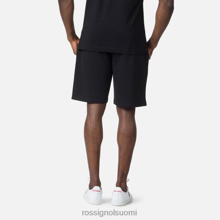 Rossignol miehet logoiset puuvillashortsit musta pohjat BTF0P459