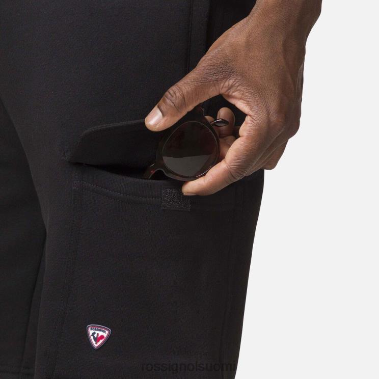 Rossignol miehet puuvillaiset mukavat shortsit musta pohjat BTF0P104