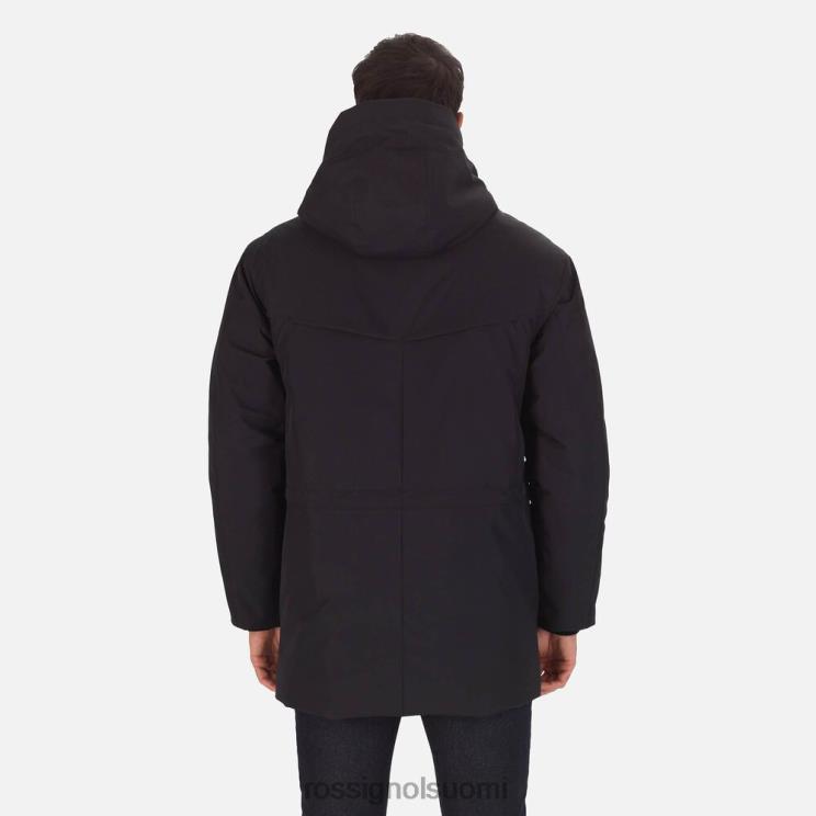 Rossignol miehet parka takki musta topit BTF0P289