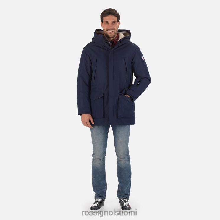 Rossignol miehet parka takki tumma laivasto topit BTF0P524