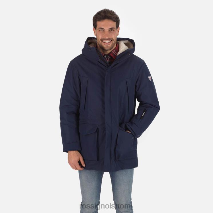 Rossignol miehet parka takki tumma laivasto topit BTF0P524