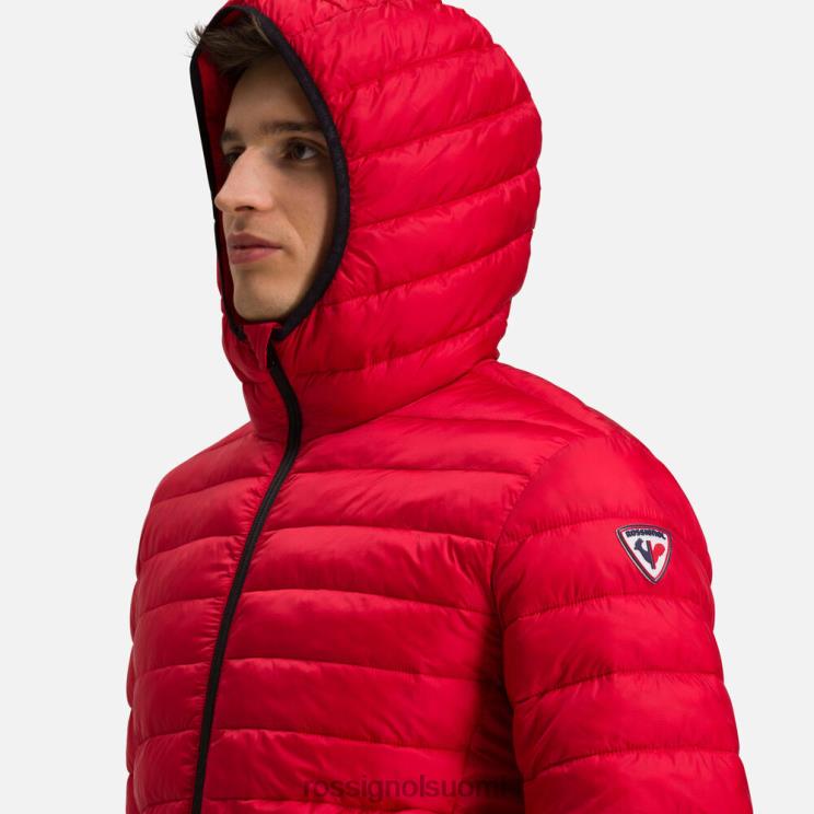 Rossignol miehet hupullinen eristetty takki 180gr carmin topit BTF0P341