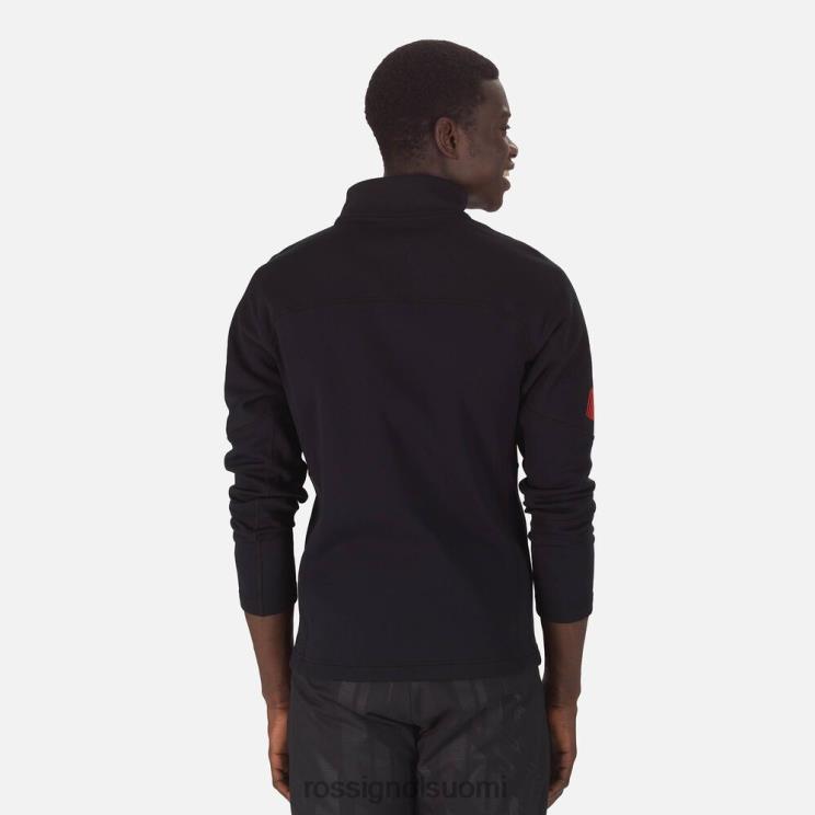 Rossignol miehet hero clim fleecetakki musta topit BTF0P627