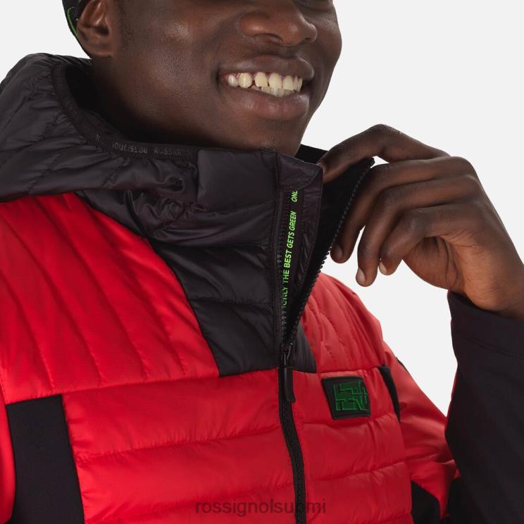 Rossignol miehet hero hybridi kevyt takki neonpunainen topit BTF0P626