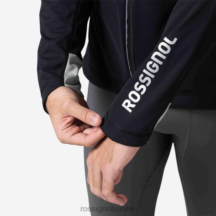 Rossignol miehet poursuite takki musta topit BTF0P558