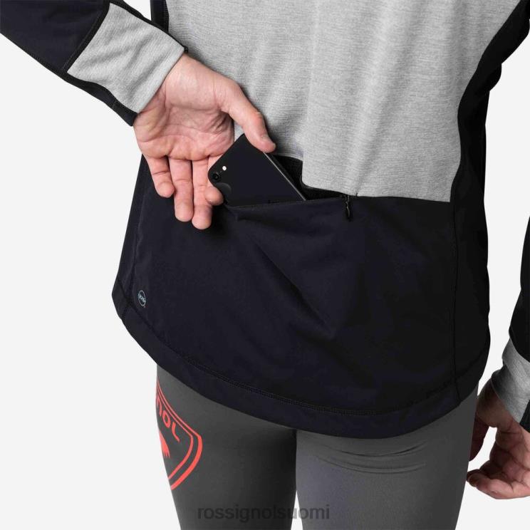 Rossignol miehet poursuite takki musta topit BTF0P558