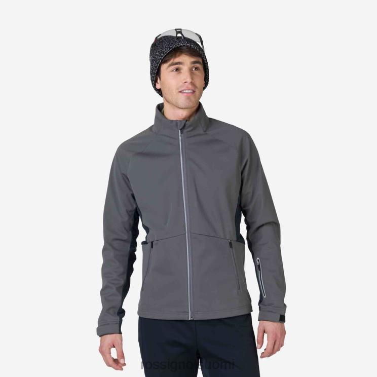 Rossignol miehet softshell takki onyxgrey topit BTF0P516