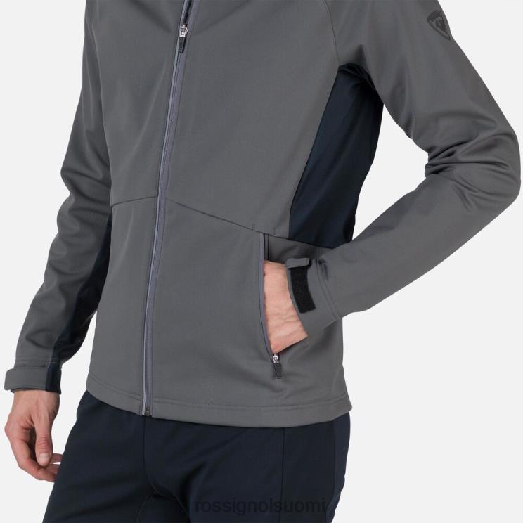 Rossignol miehet softshell takki onyxgrey topit BTF0P516