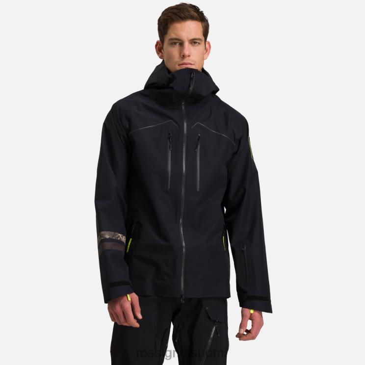 Rossignol miehet atelierin ajovapaa hiihto-/lumilautatakki musta topit BTF0P650