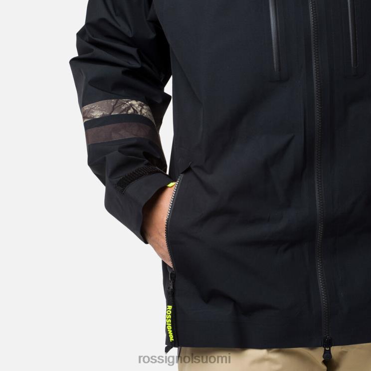 Rossignol miehet atelierin ajovapaa hiihto-/lumilautatakki musta topit BTF0P650