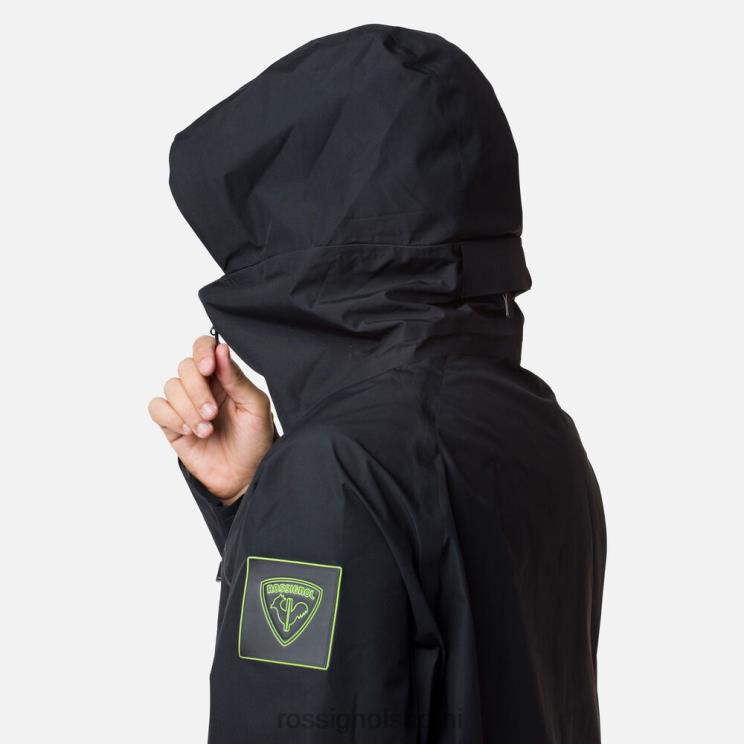 Rossignol miehet atelierin ajovapaa hiihto-/lumilautatakki musta topit BTF0P650