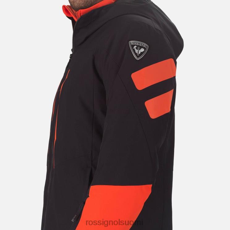 Rossignol miehet fonction hiihtotakki Hiilenmusta topit BTF0P164