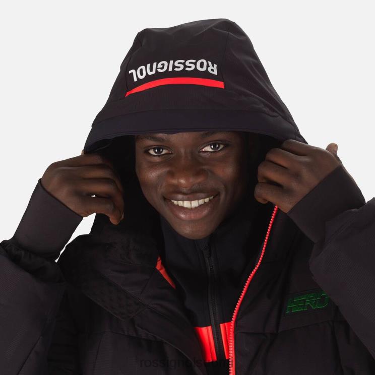 Rossignol miehet hero depart -hiihtotakki musta topit BTF0P603