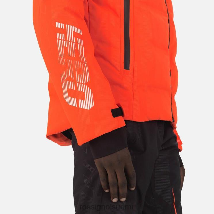 Rossignol miehet hero depart -hiihtotakki neonpunainen topit BTF0P605