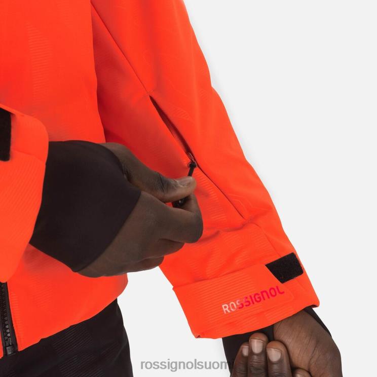 Rossignol miehet hero depart -hiihtotakki neonpunainen topit BTF0P605