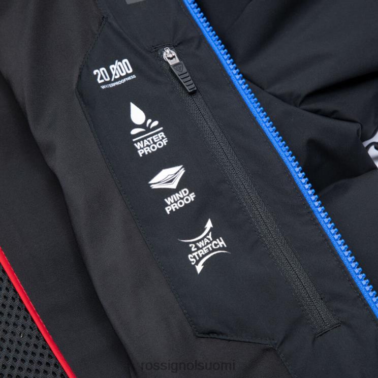 Rossignol miehet lähtö hiihtotakki musta topit BTF0P156