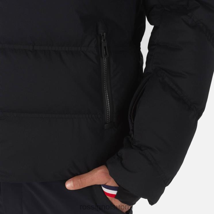 Rossignol miehet omaperäinen merino-untuvatakki musta topit BTF0P409