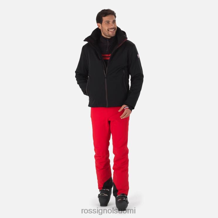 Rossignol miehet softshell litteä hiihtotakki musta topit BTF0P636