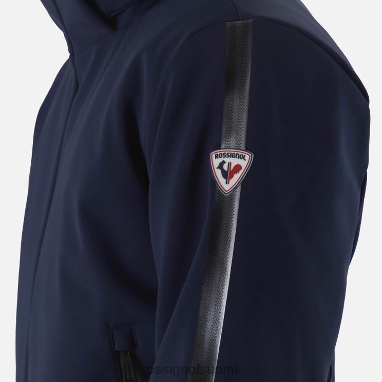 Rossignol miehet softshell litteä hiihtotakki tumma laivasto topit BTF0P567