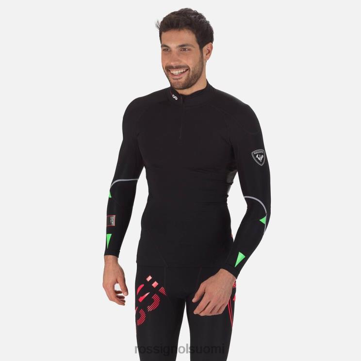 Rossignol miehet infini kompressiokilpailun yläosa neonpunainen topit BTF0P569