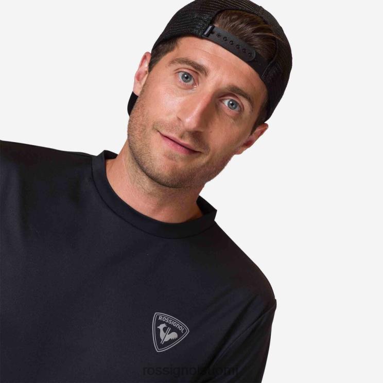 Rossignol miehet aktiivinen t-paita musta topit BTF0P283