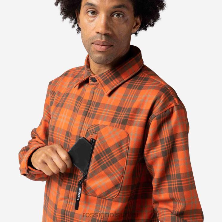 Rossignol miehet flanellipaita rusketus topit BTF0P246
