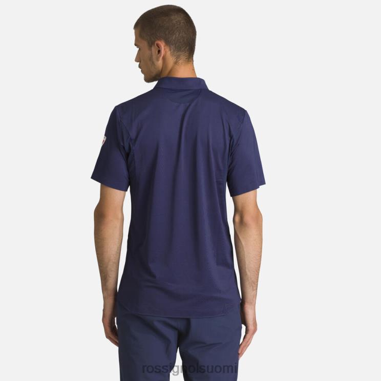 Rossignol miehet kevyt hengittävä poolopaita tumma laivasto topit BTF0P8