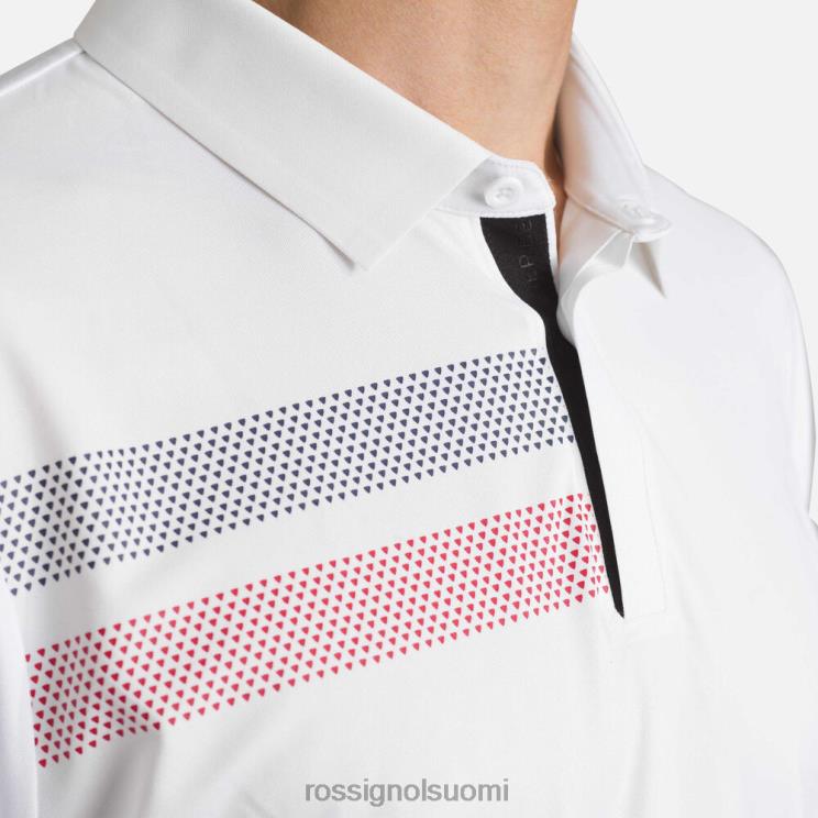 Rossignol miehet kevyt hengittävä poolopaita valkoinen topit BTF0P5